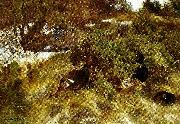 bruno liljefors landskap med orrar, tidig var Germany oil painting artist